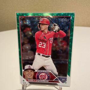 2023 Topps Update COREY DICKERSON Nationals #US140 Green Foilboard /499 Baseball トレカ