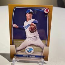 topps Bowman NPB 2023 柳裕也gold　50枚限定　シリアルカード Baseball ドラゴンズ_画像1