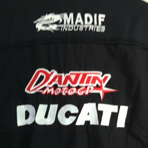 自動車 バイク DUCATI モトGP MADIF INDUSTRIES DANTIN MOTO GP 中古 長袖シャツの画像3