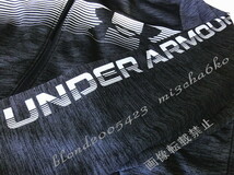 ■新品【UNDER ARMOUR】アンダーアーマーArmour Fleece保温/左腕BIGロゴフルジップパーカーJK■BK/M_画像4