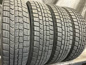 ダンロップ 155/65R14 WINTER MAXX WM02 4本セット スタッドレス 2020年製 中古 155/65-14