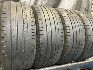 ブリヂストン 225/45R17 TURANZA T001 4本セット 中古タイヤ 2018年製 225/45-17 V40 308 ミニクラブマン A3 ゴルフ など