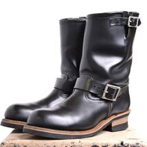 【状態良好】08年製 レッドウイング エンジニアブーツ 2268 US8.5 黒 ブラック RED WING USA製 _画像1