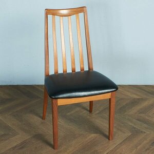 [74542]G-Plan スラットバックチェア ヴィンテージ 英国 ジープラン チーク ダイニングチェア 木製 椅子 イギリス 北欧 スタイル イス