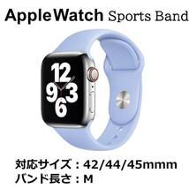 Apple Watch バンド スカイブルー 42/44/45mm M_画像1