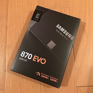 ほぼ新品 SSD SAMSUNG 870EVO 2TB 箱破れ品 サムスン