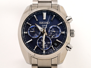 【SEIKO】セイコー アストロン ASTRON SBXC019 5X Series GPS ソーラーSolar Watch Blue Dial Sapphire Crystal $D3N-157-7