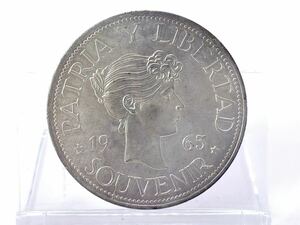 【希少品】キューバ 1965 スーベニアペソ銀貨 925シルバー29.26g