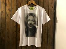 新品●ケイト・モス　ヒゲ　パロディ　Tシャツ［L］●ファッション・スーパーモデル/セレブ/SEXY/KATE MOSS_画像1