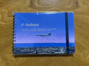 【未開封保管品】ロルバーン　永井博　Night Flight Rollbahn L 横型 ポケット付メモ 飛行機