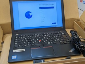 Lenovo ThinkPad X280 Core i5-8350U メモリ: 8GB SSD: 256GB フルHD Windows11 指紋認証 ACアダプター・有線LANアダプター付き