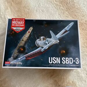 精密キット！　 1/48 アカデミー　USN SBD-3 ドートンレス未組み立てキット！