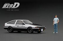 イグニッションモデル ignition model 1/18 頭文字D イニシャルD AE86 フィギュア付き_画像1