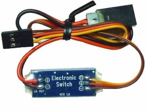 ラジコンの受信機の空きCHを使って簡単にLED電飾のON/OFFができるスイッチ E207！送料無料！