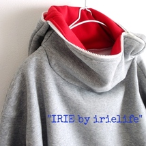 【IRIE by irielife アイリーバイアイリーライフ】レア品 1点 サンプル 横ファスナー付き スウェットパーカー オーバーサイズ!!_画像1