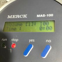 MERCK MASー100 空中浮遊菌測定機器中古品一般的な通電まで済みです。(内蔵バッテリー不可です) 当商品精密工場クリールーム環境測定で_画像10