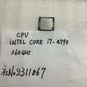  Intel CPU Core i7 -4790(3,60GHZ) secondhand goods 