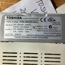 東芝インバーター［VFーS9］200 Vー0、4kw中古品一般的な通電まで済みです。_画像3