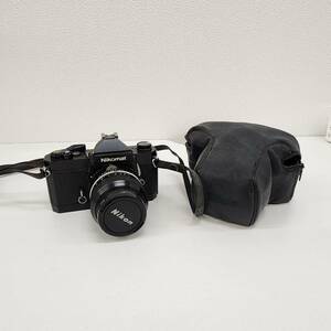 【HPF-2420】1円スタート 動作未確認 NIKON カメラ NIKOMAT NIKKOR 50mm 1:1.4 2976673 レンズ付き 入れ物あり ジャンク 中古保管品