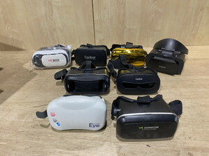 【１－９１】VR 周辺機器 まとめ VR BOX/Eye/VR SHINECON/Canbor/ELECOM/ 等 約8台 動作未確認 ジャンク品