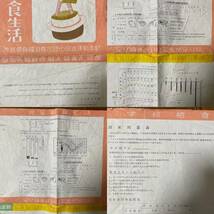 「これからの食生活」茨城県食料消費合理化促進運動本部 1954年頃 主食小麦化CIA・GHQ工作 約42.3×61cm 昭和 戦後 レトロ レア ジャンク_画像3