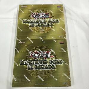 ku428 送料無料！2BOX 未開封品 遊戯王 マキシマム ゴールド エルドラド Maximum Gold: El Dorado 海外版 まとめ