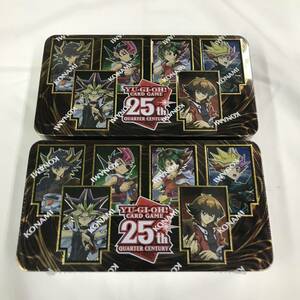 ku429 送料無料！2BOX 未開封品 遊戯王 YU-GI-OH 25th Anniversary Tin Dueling Heroes BOX 英語版 25周年記念缶 デュエルヒーローズ