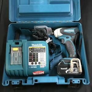 sut803 送料無料！動作品 マキタ makita 充電式インパクトドライバー TD144D TD144DRFX 18V3.0Ahバッテリー×1 充電器 ケース ビット