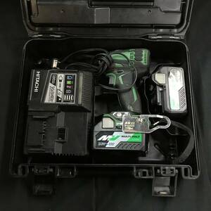 sut804 送料無料！動作品 日立工機 HITACHI WH36DA インパクトドライバ バッテリー蓄電池BSL36A18×2 充電器 ケース