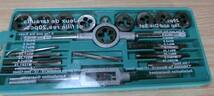 『TAP and　DIE SET　M3x0.5～Ｍ12ｘ1.75』　ほとんど未使用（Ｍ３のみ2度使用）_画像3