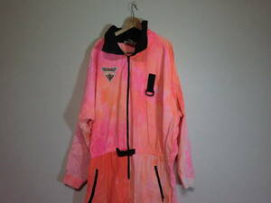  ultra rare the first period 80s 80 period SIMS PURE JUICE Syms overall L coveralls pink x orange Thai large pala Shute suit 