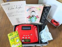 ◆送料込み LitaLife 水素 風呂 赤 活性酸素除去 足湯 電解式 美容 健康 若返り リタライフ 代謝up リラックス ケース入り 洗浄剤付き @053_画像6