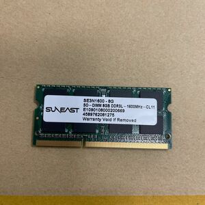 D9 SUNEAST ノートPCメモリー　DDR3 8GB 