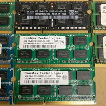 D39 SK hynix/RAMAXEL/SAMSUNG/BUFFALO ノートPCメモリ　4GB 2Rx8 PC3-12800S 21枚_画像7