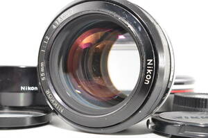 ニコン Nikon Nikkor 55mm f1.2 MF Ai Fマウント#2377【付属品多数】