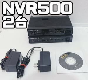 【2台セット アダプタ付 1円スタート】YAMAHA ヤマハ ブロードバンド VoIPルーター NVR500 