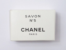 B23-2542　CHANEL　シャネル　No.5　サヴォン　石鹸　固形石鹸　100g　箱付き　経年保管品　未使用_画像4