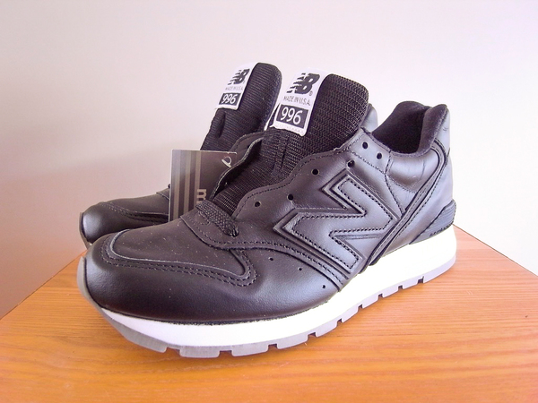 送料込 廃盤 NEW BALANCE M996MUA ブラック オールレザー アメリカ製 Made in USA