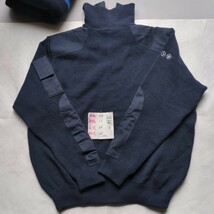 　コマンド　ウール セーター　3着　かなり綺麗です。送料全国一律1500円　サイズL 、XL位です。ネイビー、紺色。_画像5