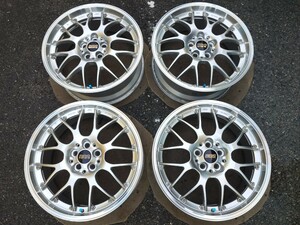 86 BRZ プリウス 鍛造 BBS RS-GT DS-SLD ダイヤモンドシルバー 18インチ 7.5J+48 RS907 PCD100 5穴 4本