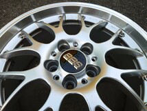 美品 現行品 鍛造 BBS RS-GT DS-SLD ダイヤモンドシルバー 18インチ 8J+40 RS929A PCD114.3 5穴 4本_画像9