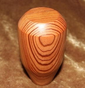 木製シフトノブ(材質：屋久杉）12ｘ1.25mm（BC-46.3D81.1L)