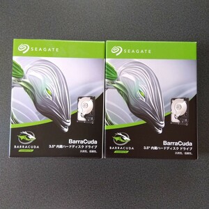 8TB HDD 2セット 合計 16TB Seagate BarraCuda ST8000DM004 シーゲート ハードディスク 中古