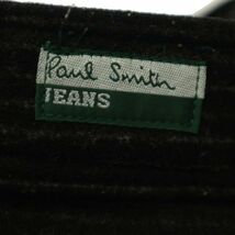 Paul Smith JEANS ポールスミス ジーンズ 秋冬 ウール ツイード★ ボタンフライ ストライプ パンツ Sz.32　メンズ 黒 日本製　C3B04287_B#Q_画像7