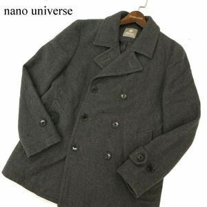 nano universe Nano Universe осень-зима melt n шерсть с хлопком * бушлат жакет Sz.M мужской серый C3T10025_B#N