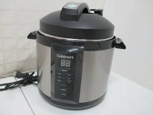 tt231113 Cuisinart/クイジナート 電気圧力なべ CPC-400WJ/KJ 4人分 5合炊き 4L 圧力鍋 2019年製 現状渡し