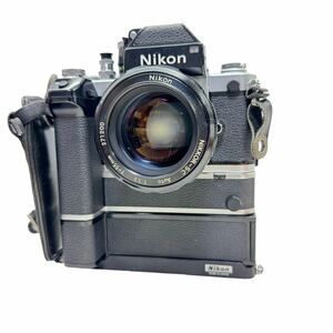 ニコン Nikon F2 フォトミック 730万台＋NIKKOR-S.C 55mm F2＋MD-2＋MB-1 一眼レフカメラ