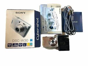 SONY ソニー　Cyber-Shot サイバーショット DSC-W30 コンパクトデジタルカメラ　デジカメ 2.8-5.2/6.3-18.9 付属品付き