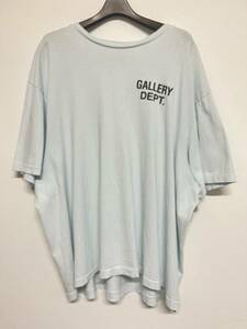 【早い者勝ち】GALLERY DEPT. ギャラリーデプト Tシャツ 半袖 ライトブルー 水色 2XL