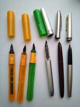 筆記具色々 まとめて　ジャンク・未使用品含む　ペリカーノ、パイロット、プレジール、万年筆、ボールペン、鉛筆、レトロ、インク、等_画像6